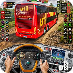 Offroad Bus Sim Driving Game のアイコン